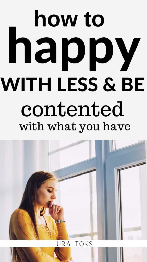 How to Be Happy With Less