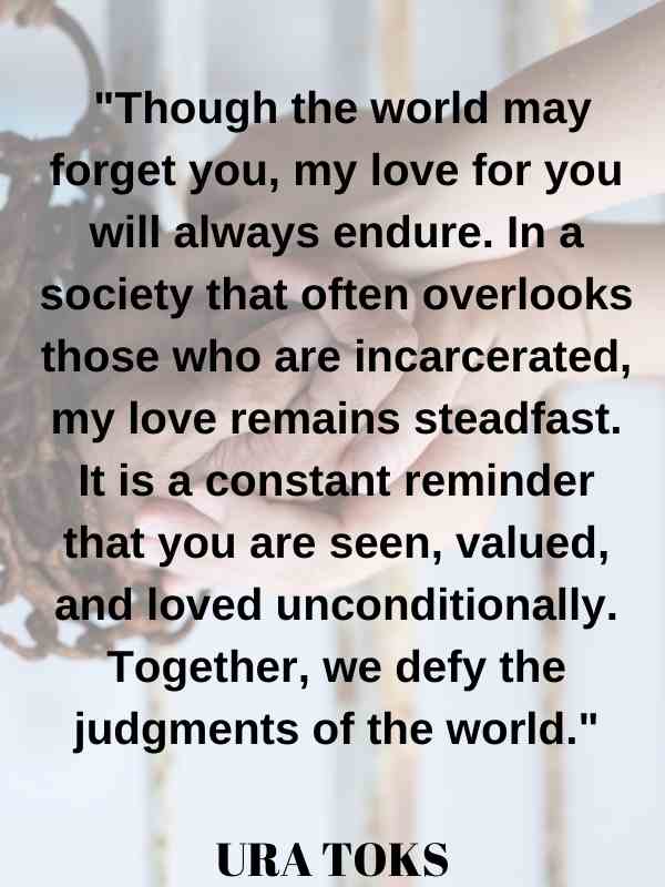 Inmate Love Quotes For Him In Jail