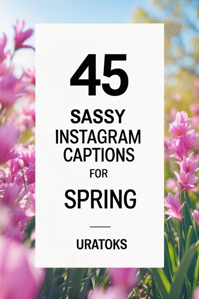 Instagram Captions for Spring