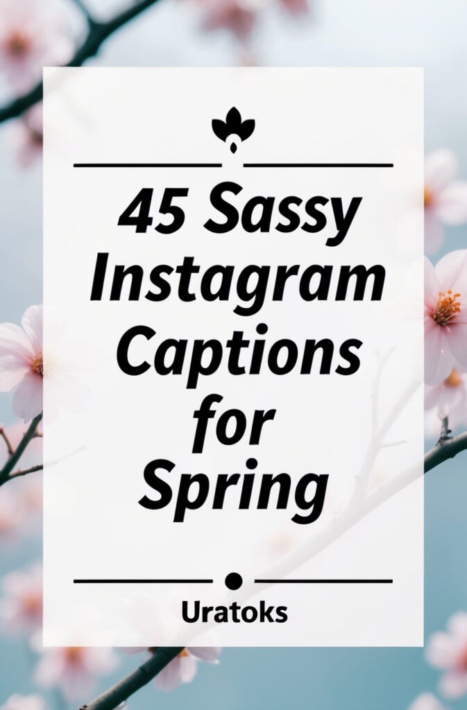 Instagram Captions for Spring